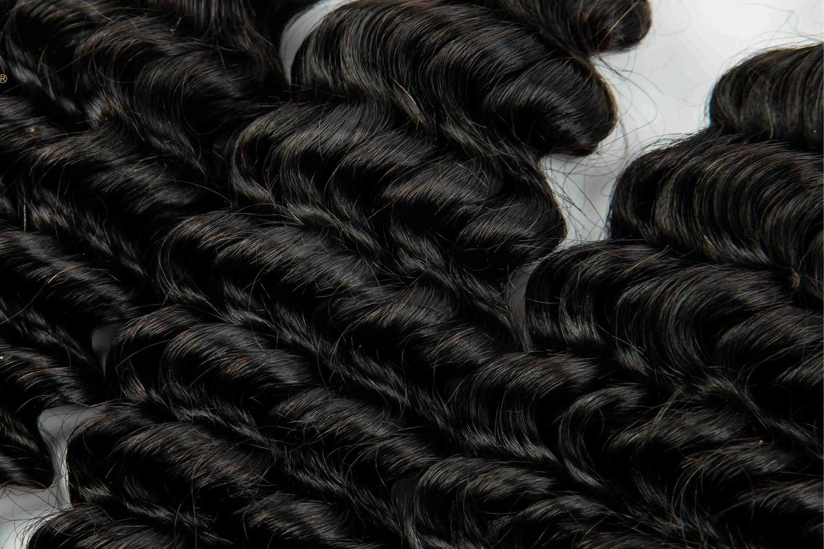 Water Wave & Deep Wave Bulk Human Hair for Braiding 16–24in – 16A Burmese Virgin Hair No Weft | Boho Braids, Box Braids & Knotless Braids Luxegan