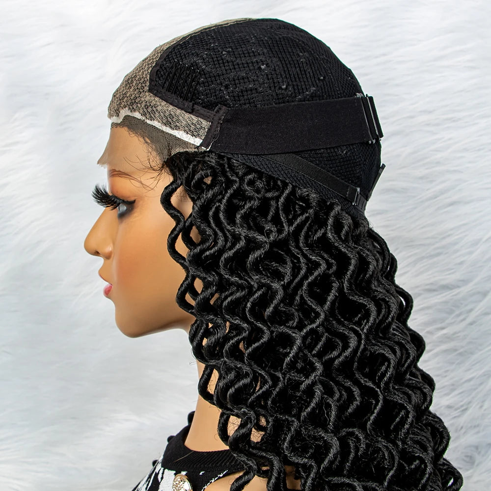 Water Wave Braided Wig | 9x6 Lace Front with Baby Hair Luxegan
