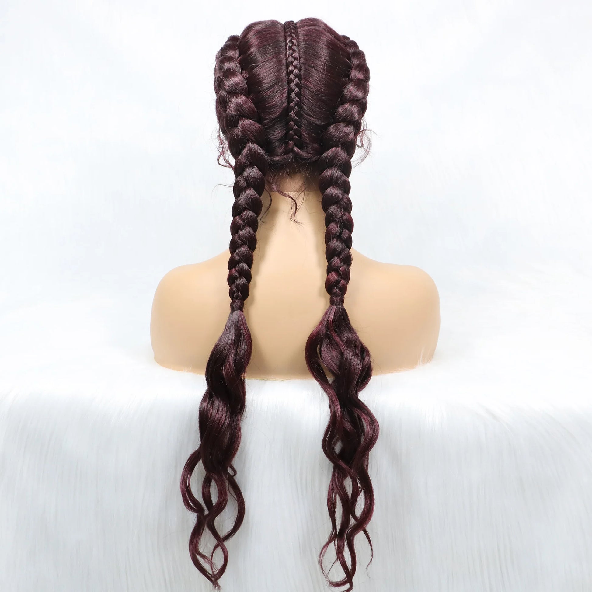 KIMA Double Dutch Braids Wig | Natural Wave Hair & Baby Hair Luxegan