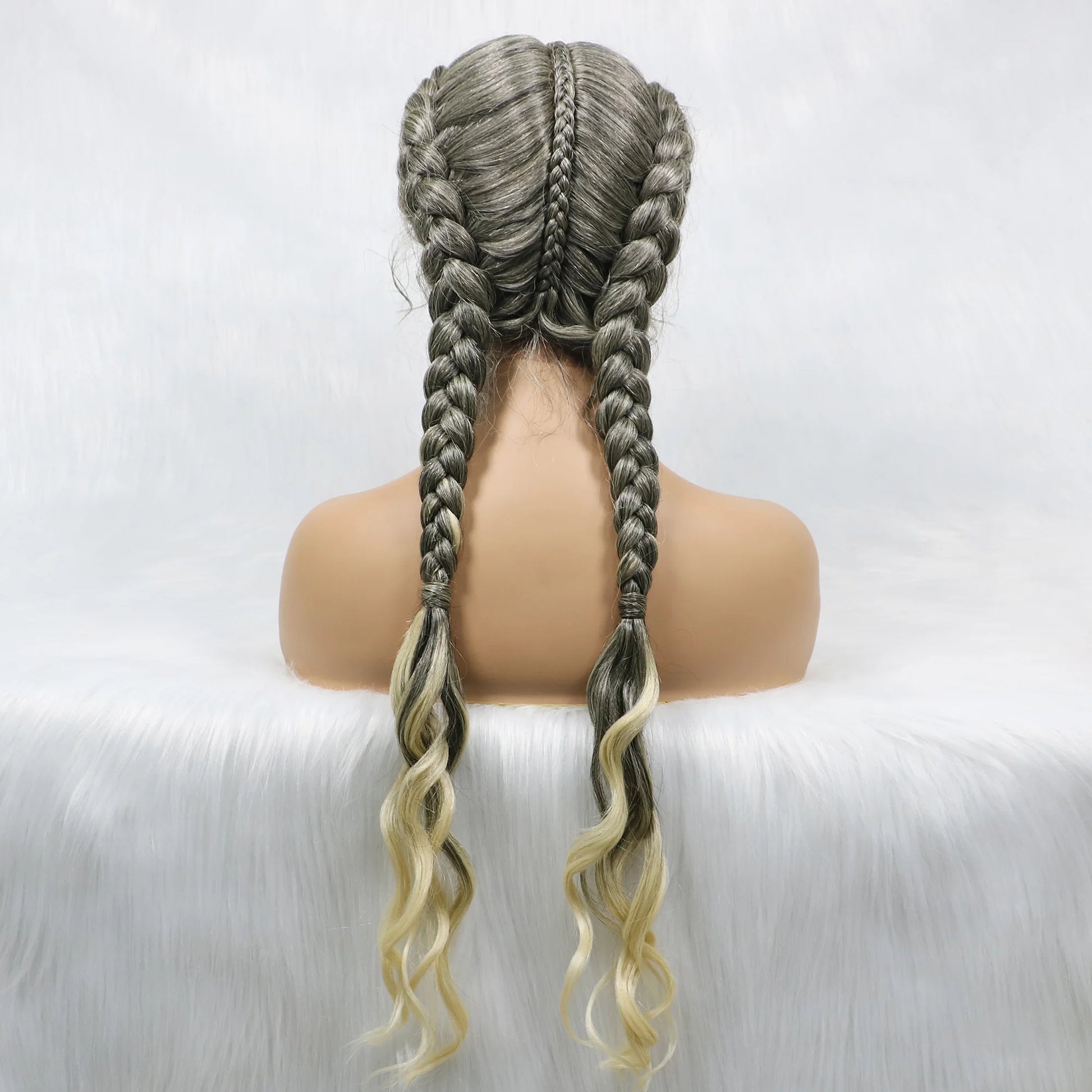 KIMA Double Dutch Braids Wig | Natural Wave Hair & Baby Hair Luxegan