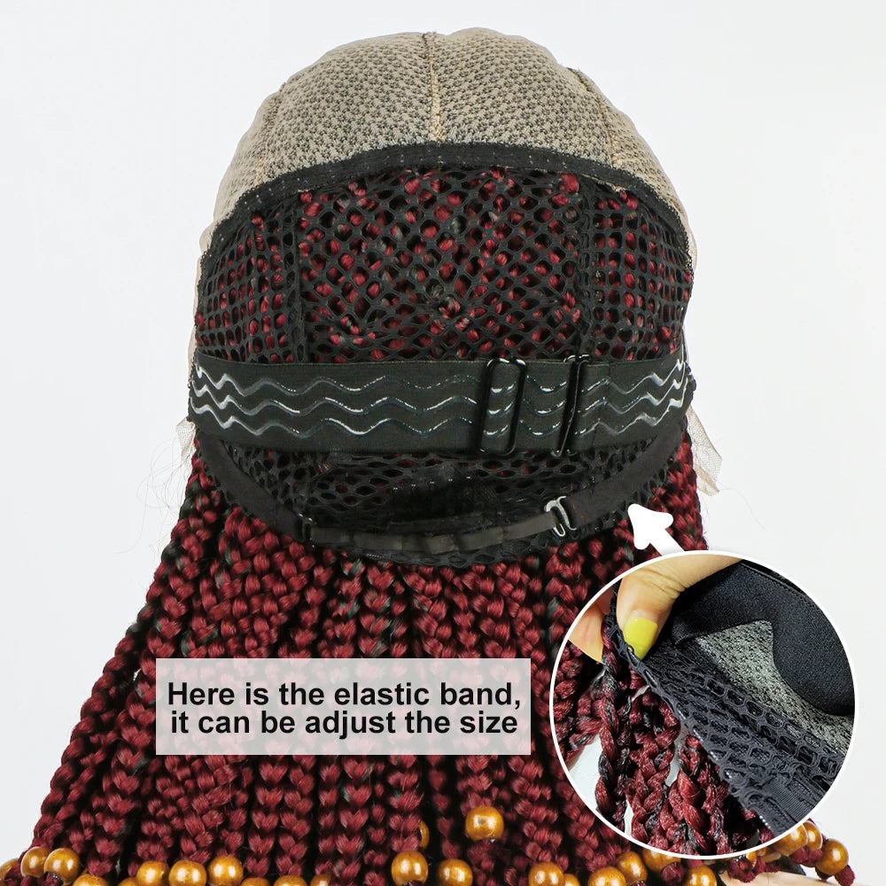 14" Short Braided Bob Wig | Lace Front | Heat Resistant | Black Women Luxegan