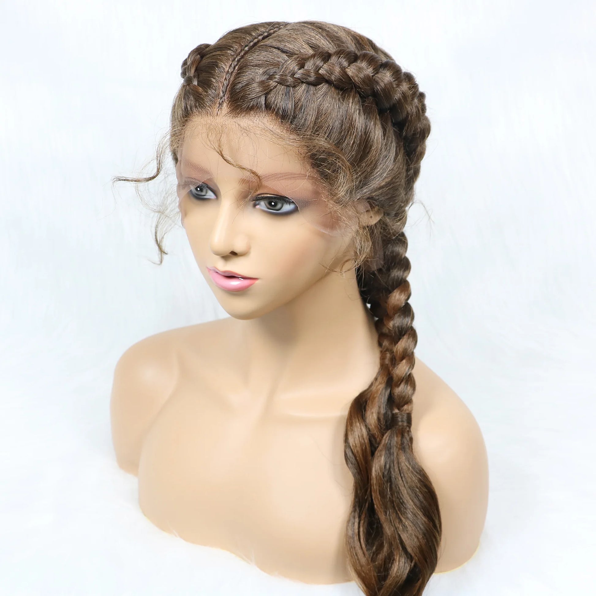 KIMA Double Dutch Braids Wig | Natural Wave Hair & Baby Hair Luxegan