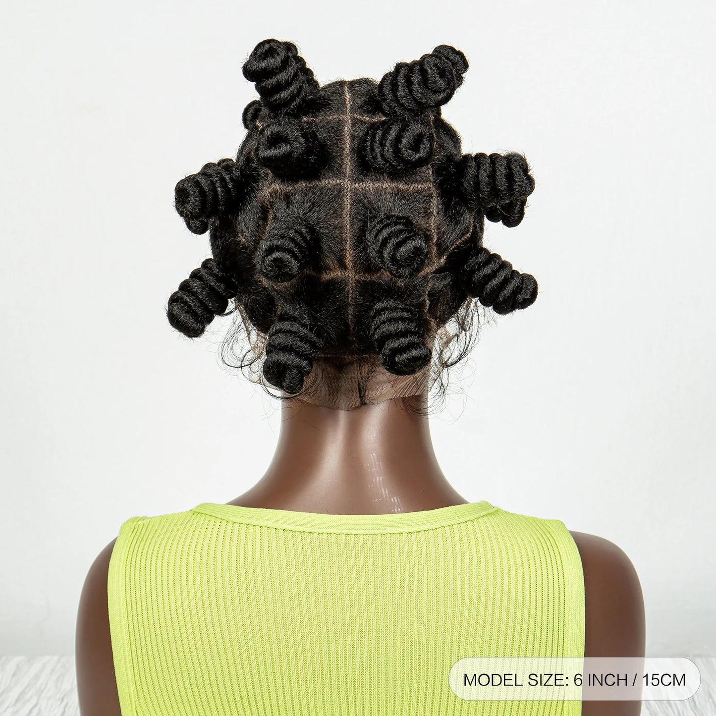 Handmade Knotless Bantu Braids Wig | Full Lace | Colored Braiding Hair Luxegan