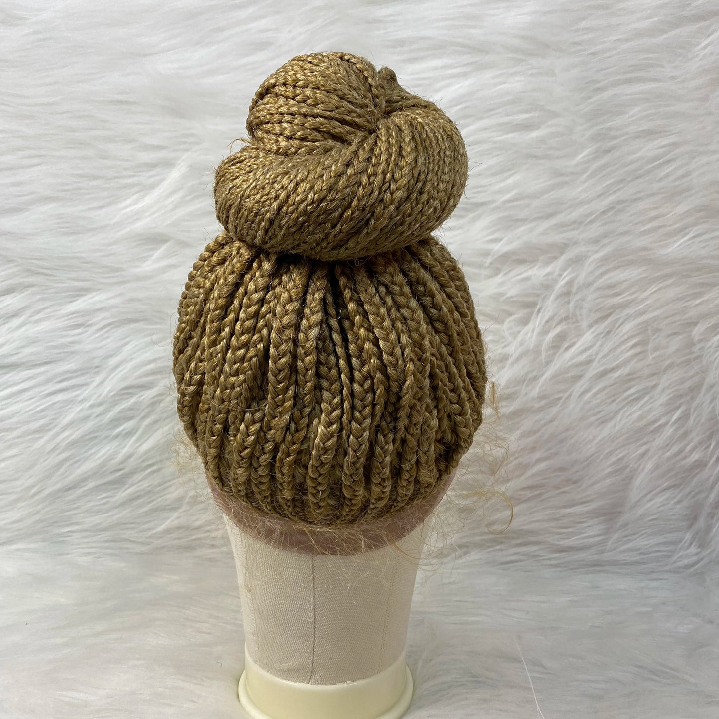 Chic Bun Braided Wig | Lace Front Updo with Baby Hair Luxegan
