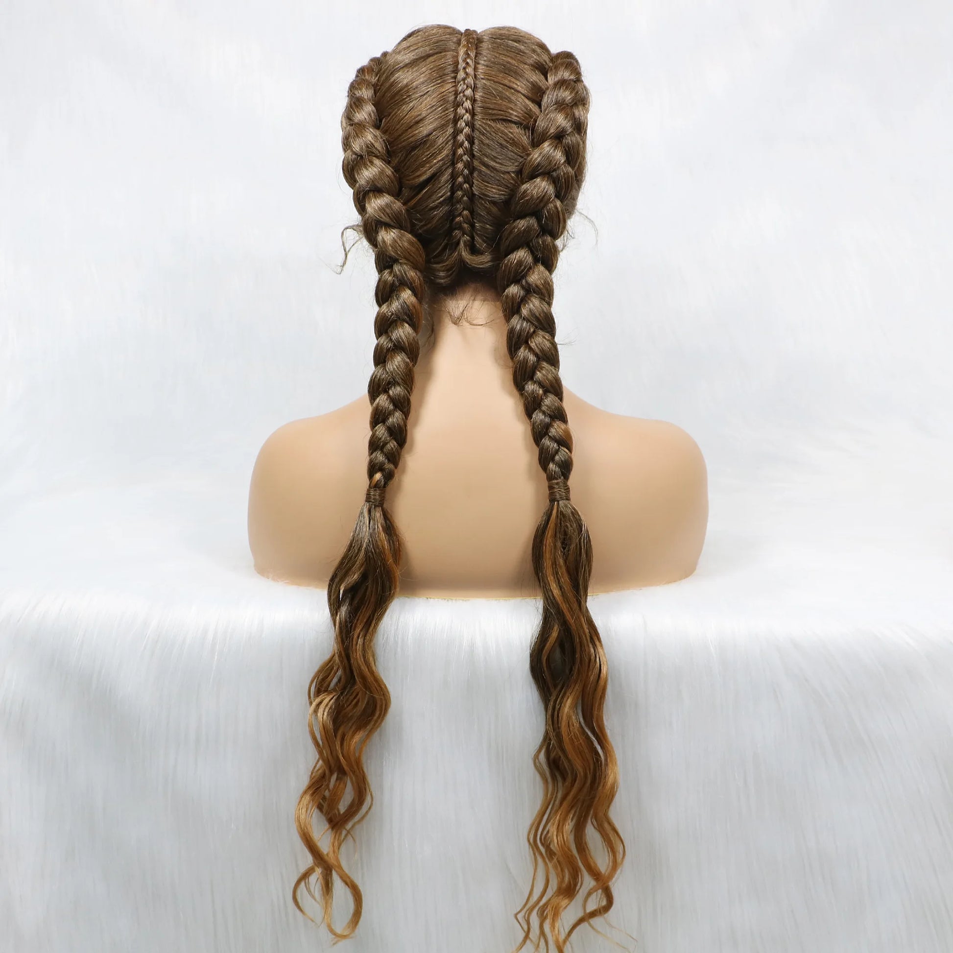 KIMA Double Dutch Braids Wig | Natural Wave Hair & Baby Hair Luxegan