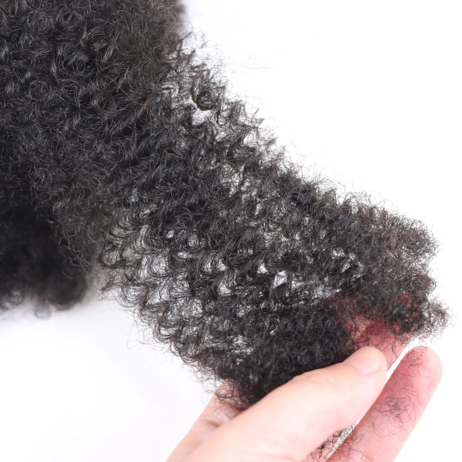 #30-#1-#30 Ombre Brown Afro Kinky Curly Bulk Human Hair | 50g Brazilian Crochet Braiding Hair Extensions (No Weft) Luxegan