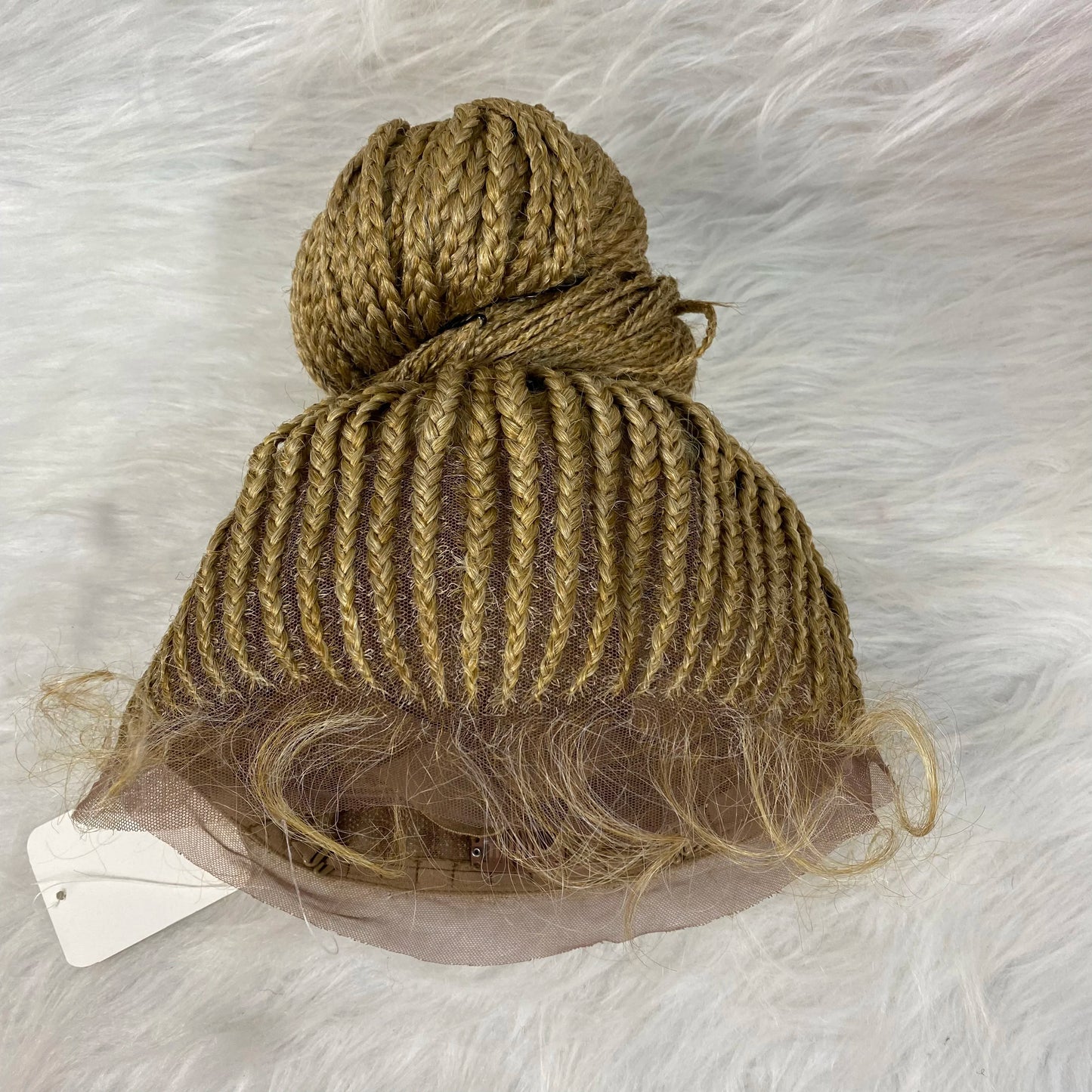 Chic Bun Braided Wig | Lace Front Updo with Baby Hair Luxegan