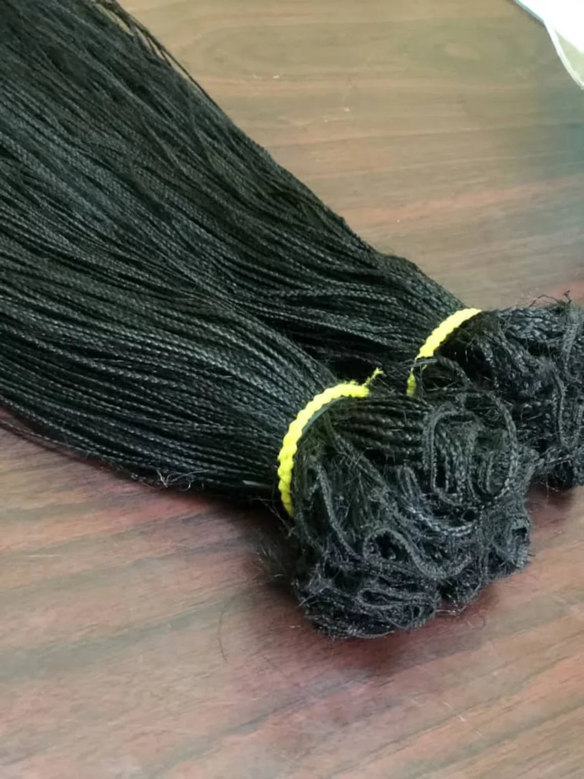 Micro Braids Sew-In Bundles - Black Ombre Braiding Hair for Lace Wigs - 60 Strands/Pack