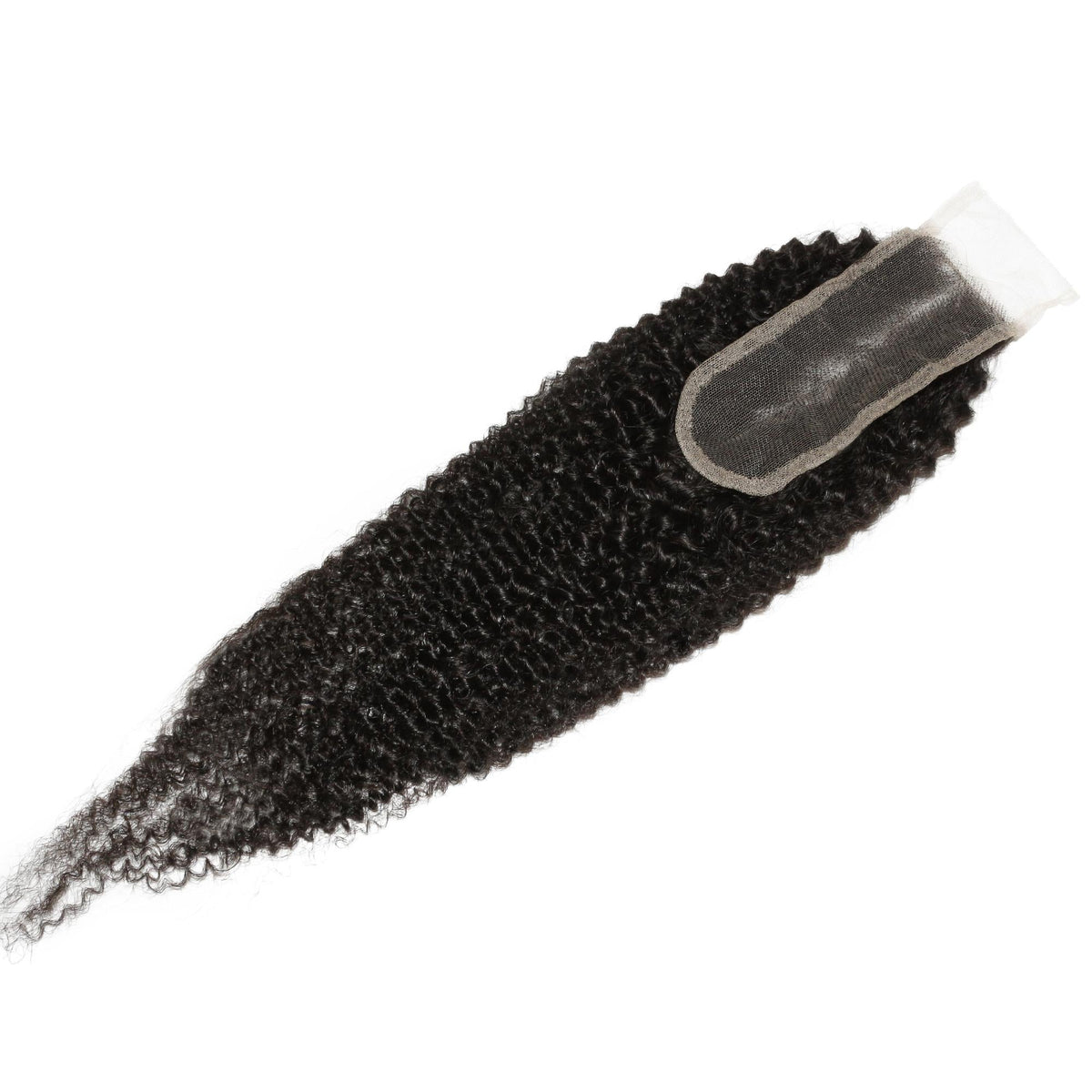 Afro Kinky 2x6 Transparent Lace Human Hair Closure