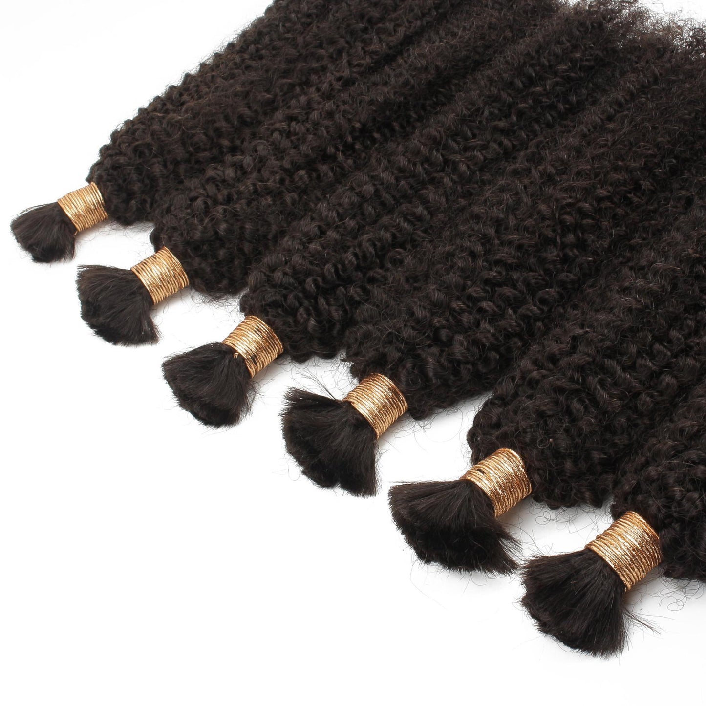 Afro Kinky Bulk 100% Human Braiding Hair Luxegan