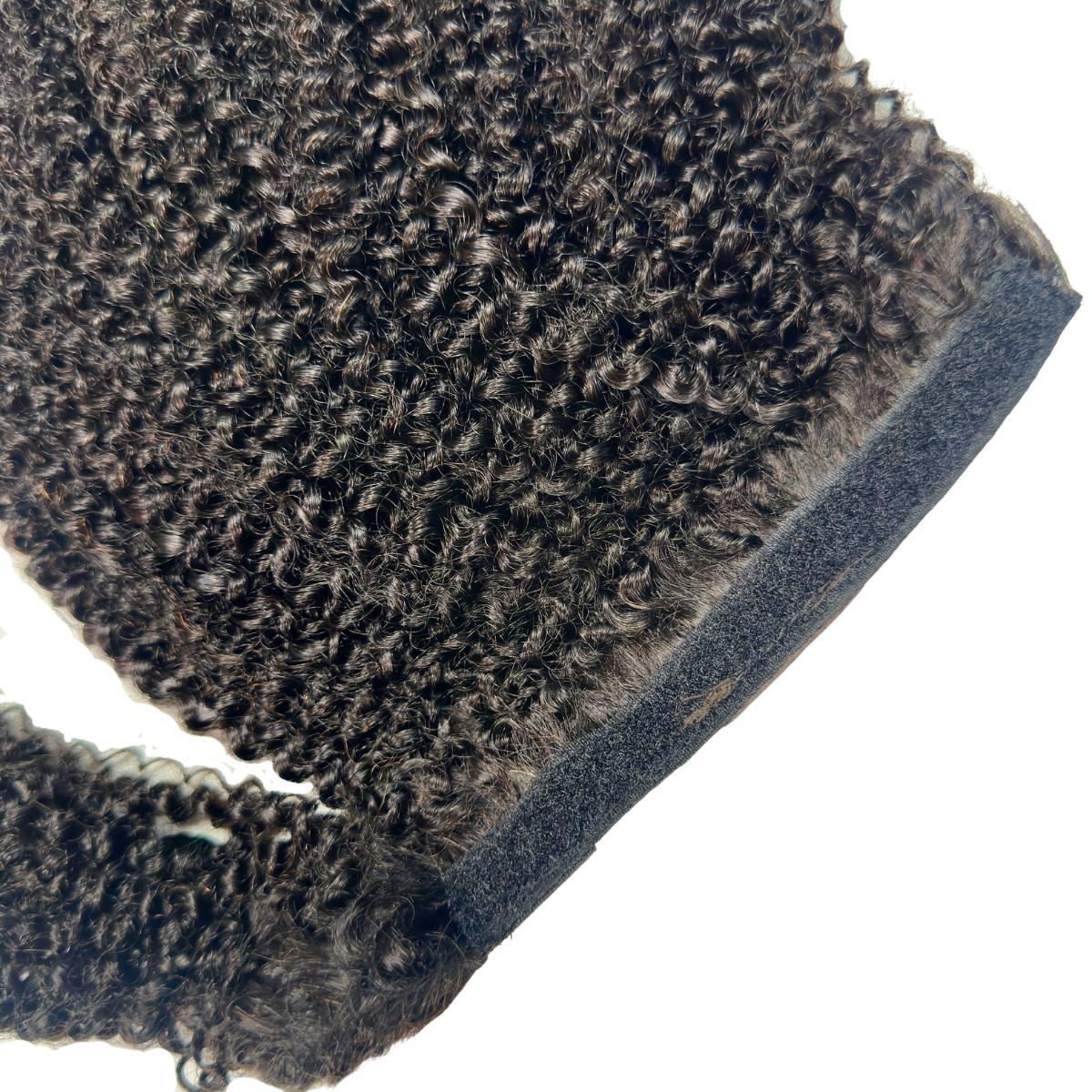 Afro Kinky Curly 100% Human Hair Ponytail Extension Luxegan