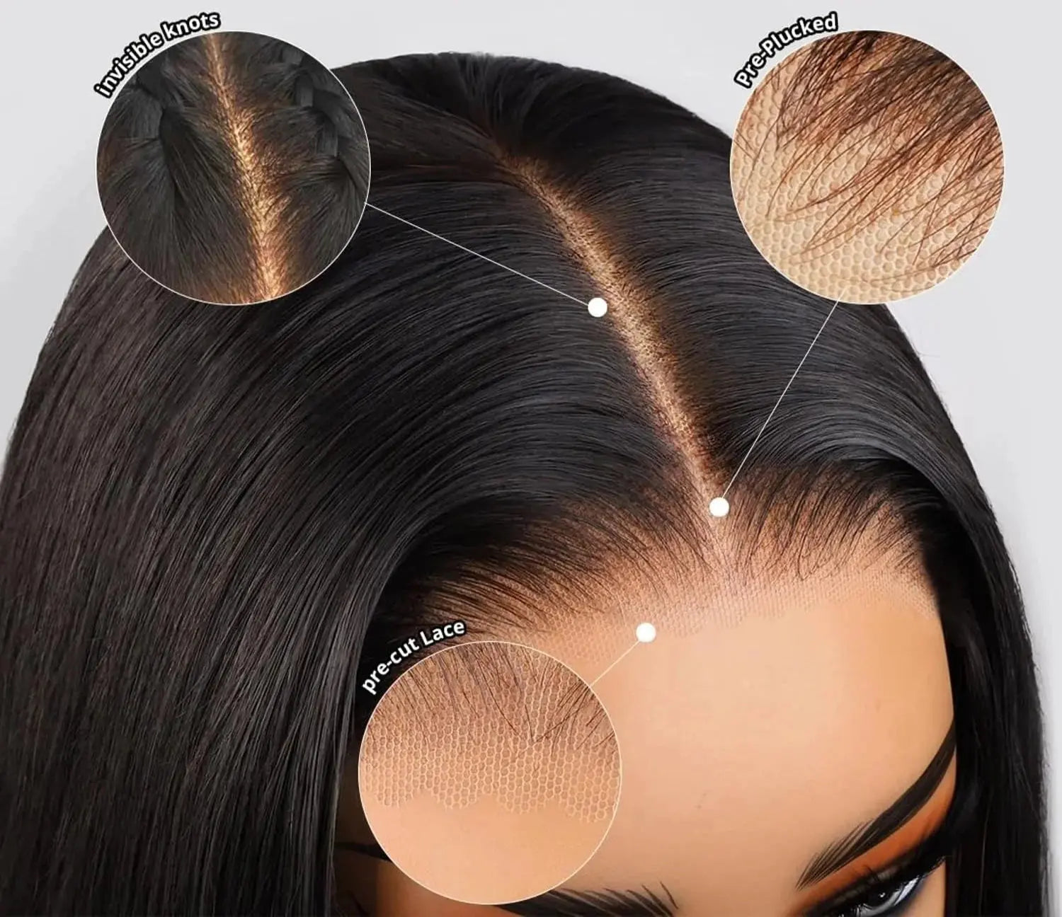 Body Wave | 5x5 Lace Closure | 100% Human Hair | Wear and Go | Lace Front | Glueless | Ready to Wear