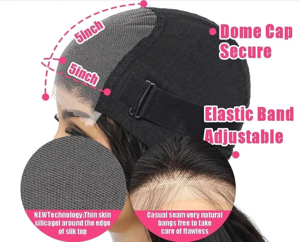 Body Wave | 5x5 Lace Closure | 100% Human Hair | Wear and Go | Lace Front | Glueless | Ready to Wear