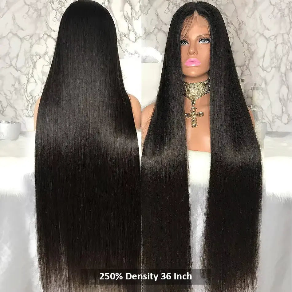 Bone Straight 13x6 Lace Front Wig | Brazilian Remy Hair | Natural Hairline Luxegan