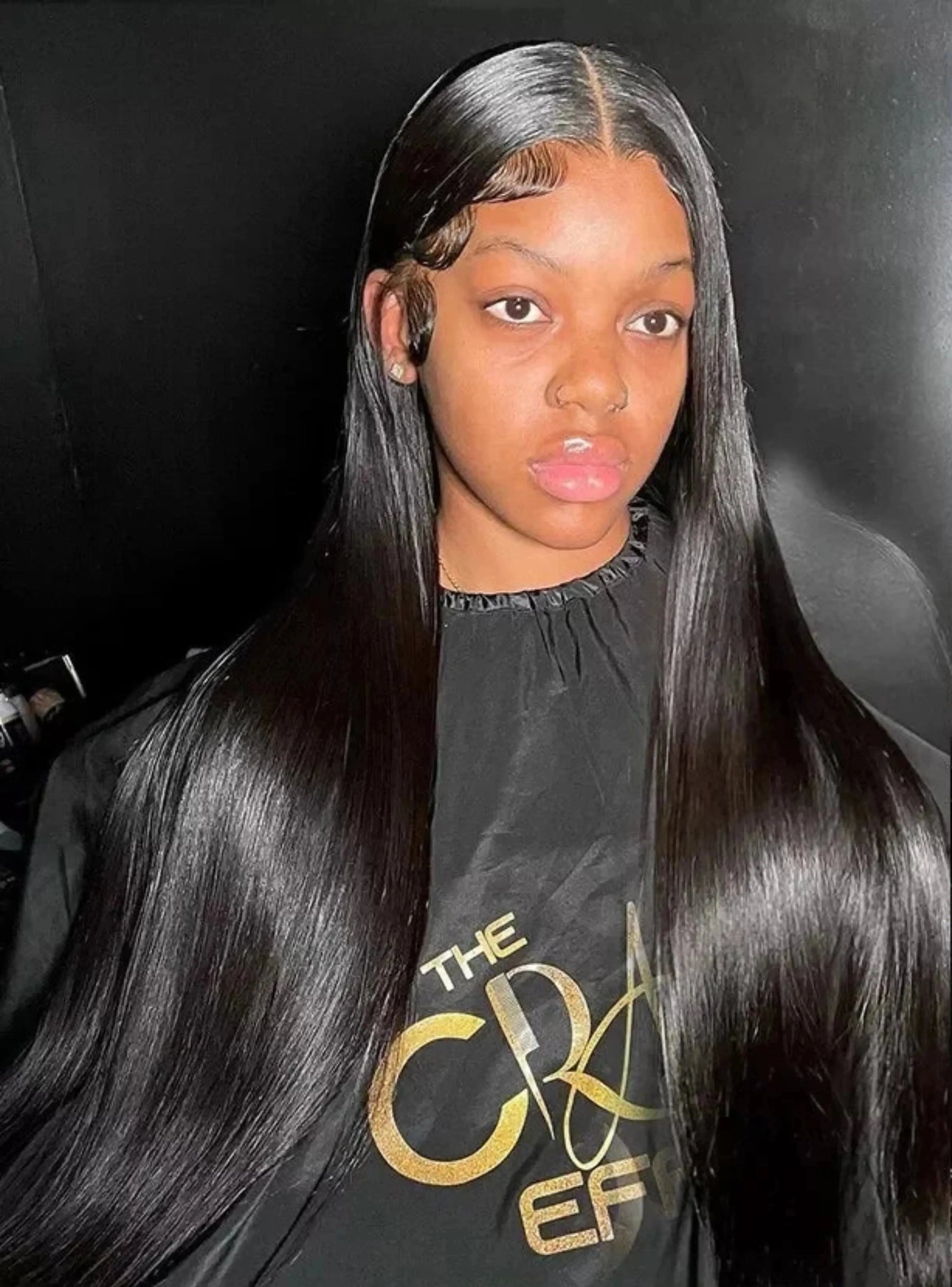 Brazilian Bone Straight Lace Front Human Hair Wig Luxegan