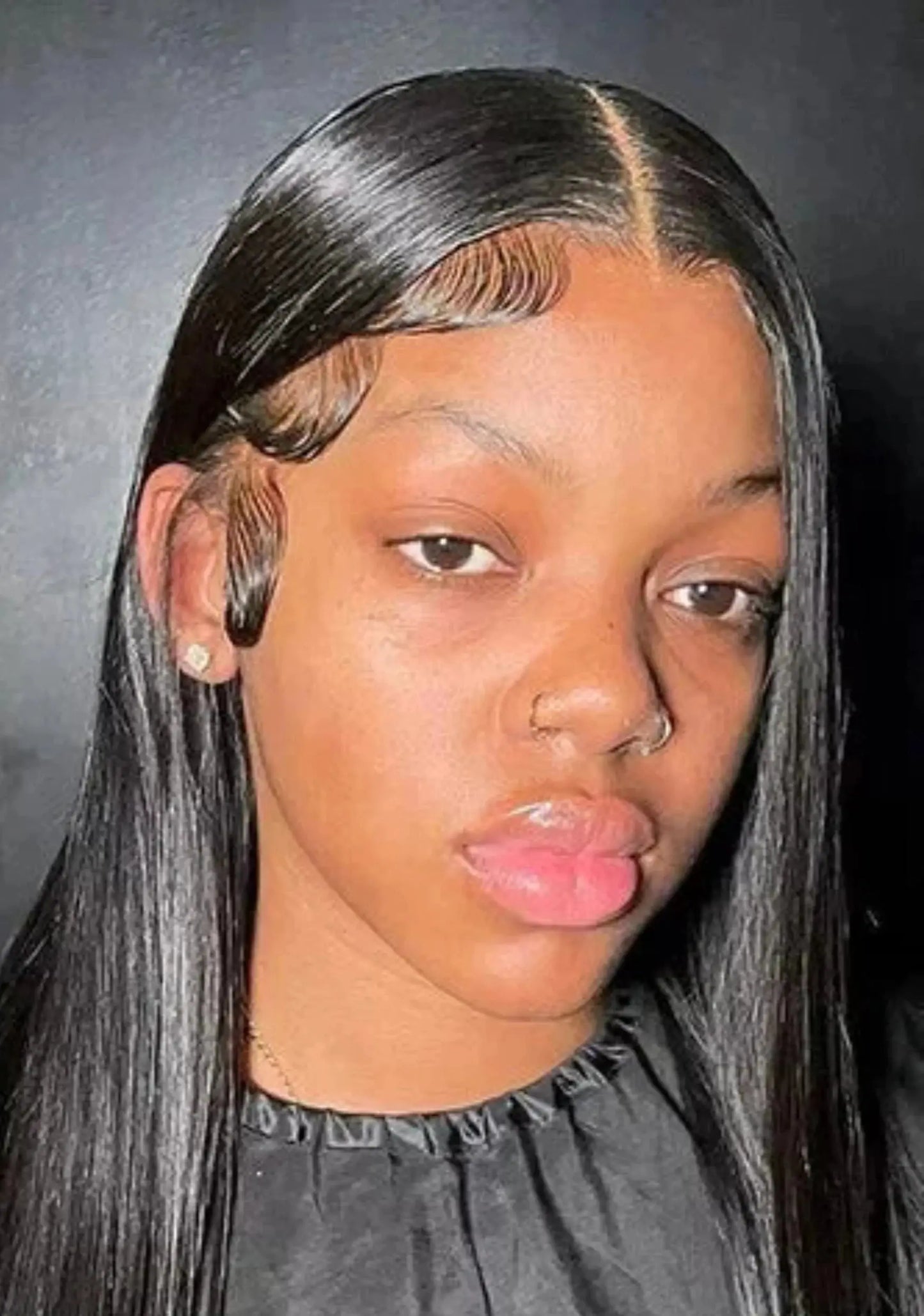 Brazilian Bone Straight Lace Front Human Hair Wig Luxegan