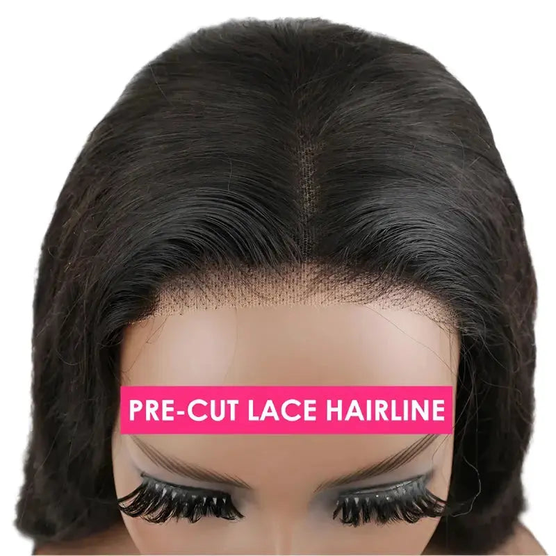 Brazilian Short Bob Wig | Straight | Human Hair | Pre Plucked | Ready To Go | Glueless | Wear and Go | Ready to Wear Luxegan