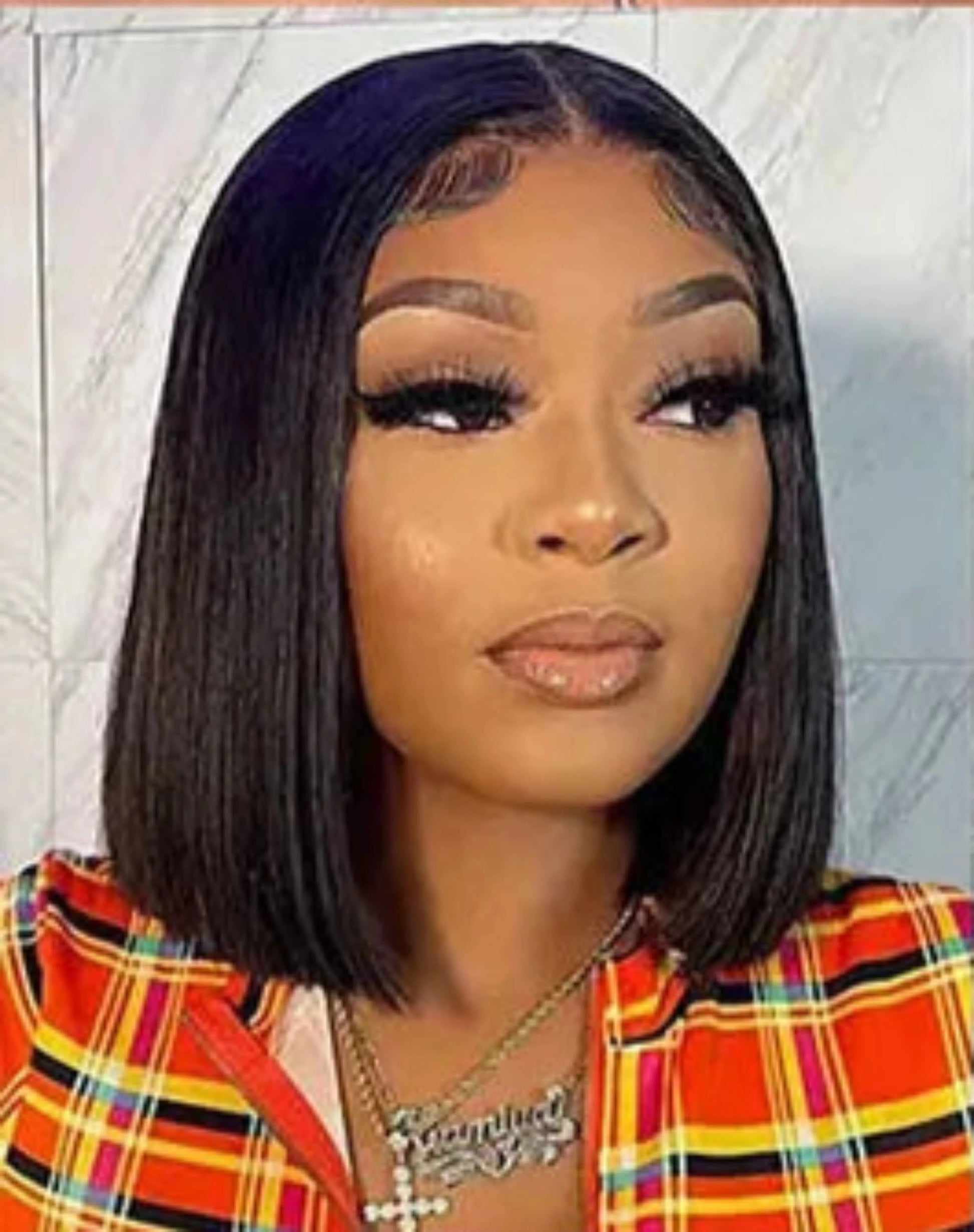 Brazilian Short Bob Wig | Straight | Human Hair | Pre Plucked | Ready To Go | Glueless | Wear and Go | Ready to Wear Luxegan