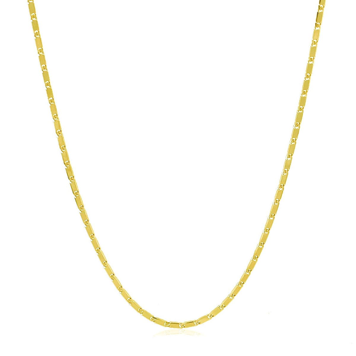14k Yellow Gold Lumina Pendant Chain 1.0mm
