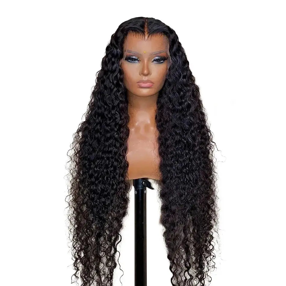 Deep Wave Glueless Lace Closure Wig | Pre-Cut | Ready to Wear | Brazilian Remy Hair Luxegan