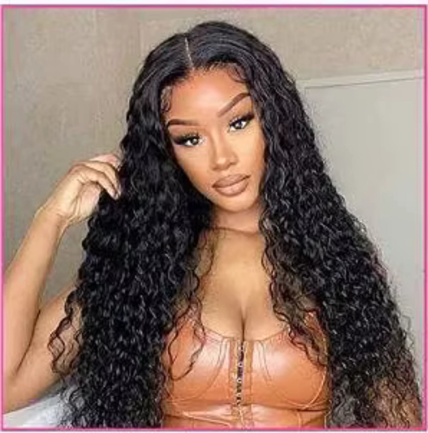 Deep Wave Ready to Wear | Wear and Go | Glueless Wig | Pre-Plucked | 13x4 Lace Frontal | Brazilian Remy Hair Luxegan