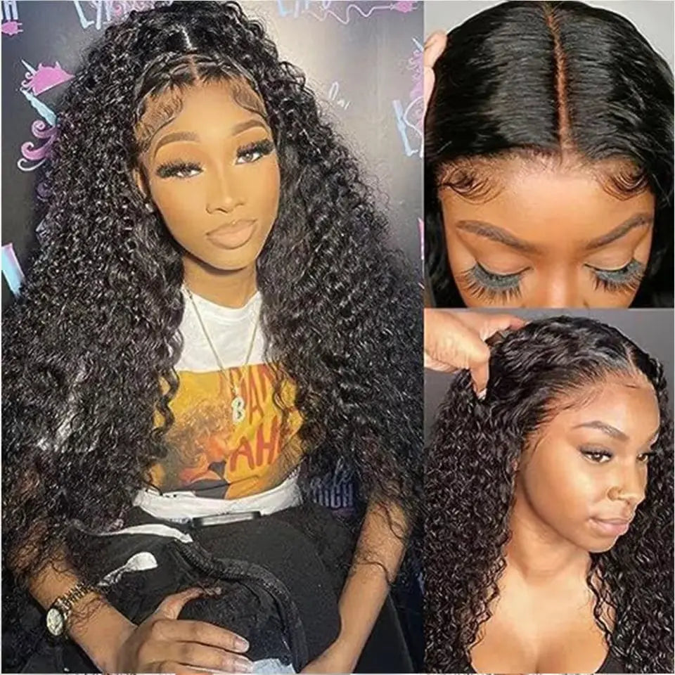 Deep Wave Ready to Wear | Wear and Go | Glueless Wig | Pre-Plucked | 13x4 Lace Frontal | Brazilian Remy Hair Luxegan