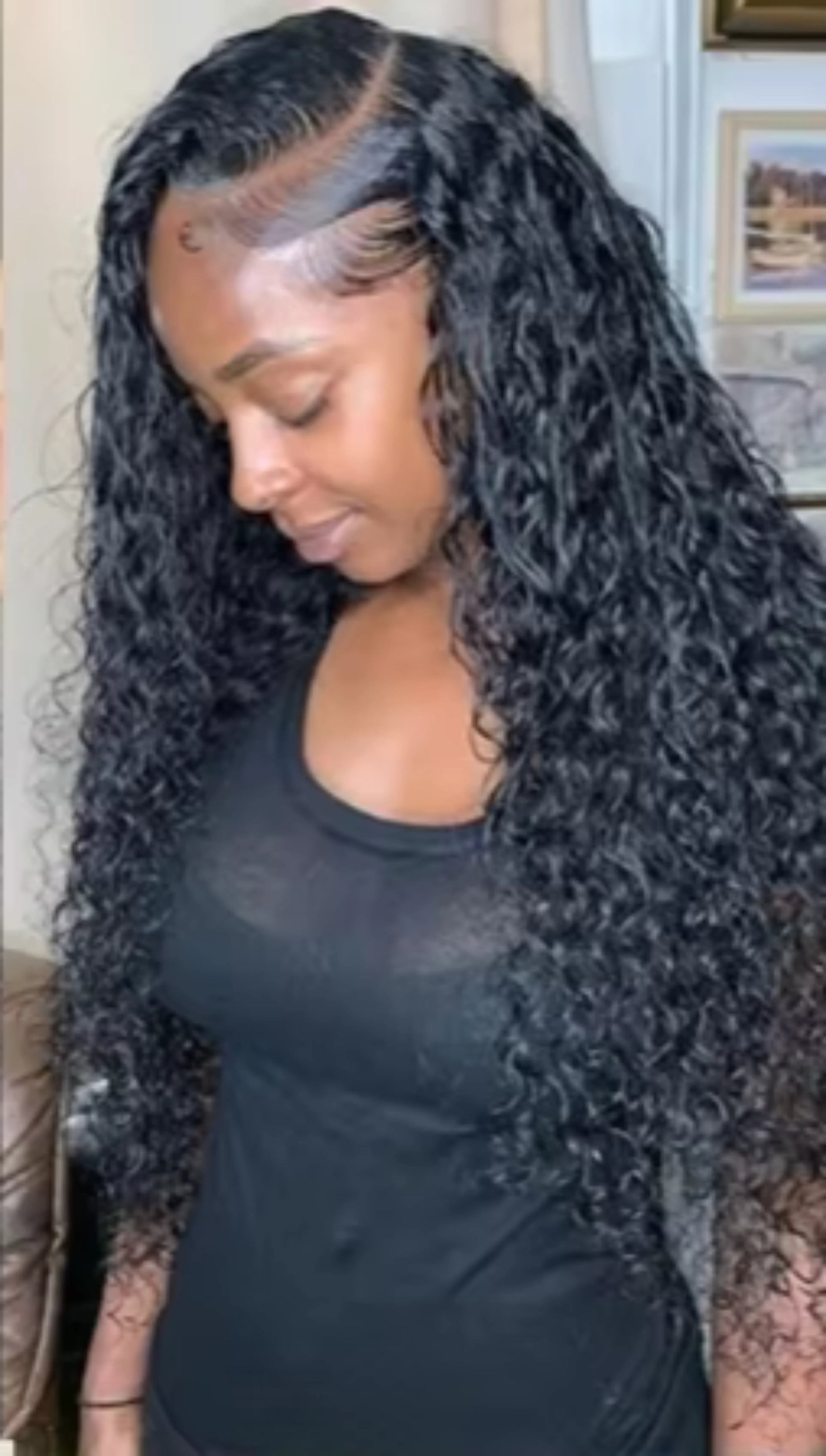 Deep Wave Ready to Wear | Wear and Go | Glueless Wig | Pre-Plucked | 13x4 Lace Frontal | Brazilian Remy Hair Luxegan