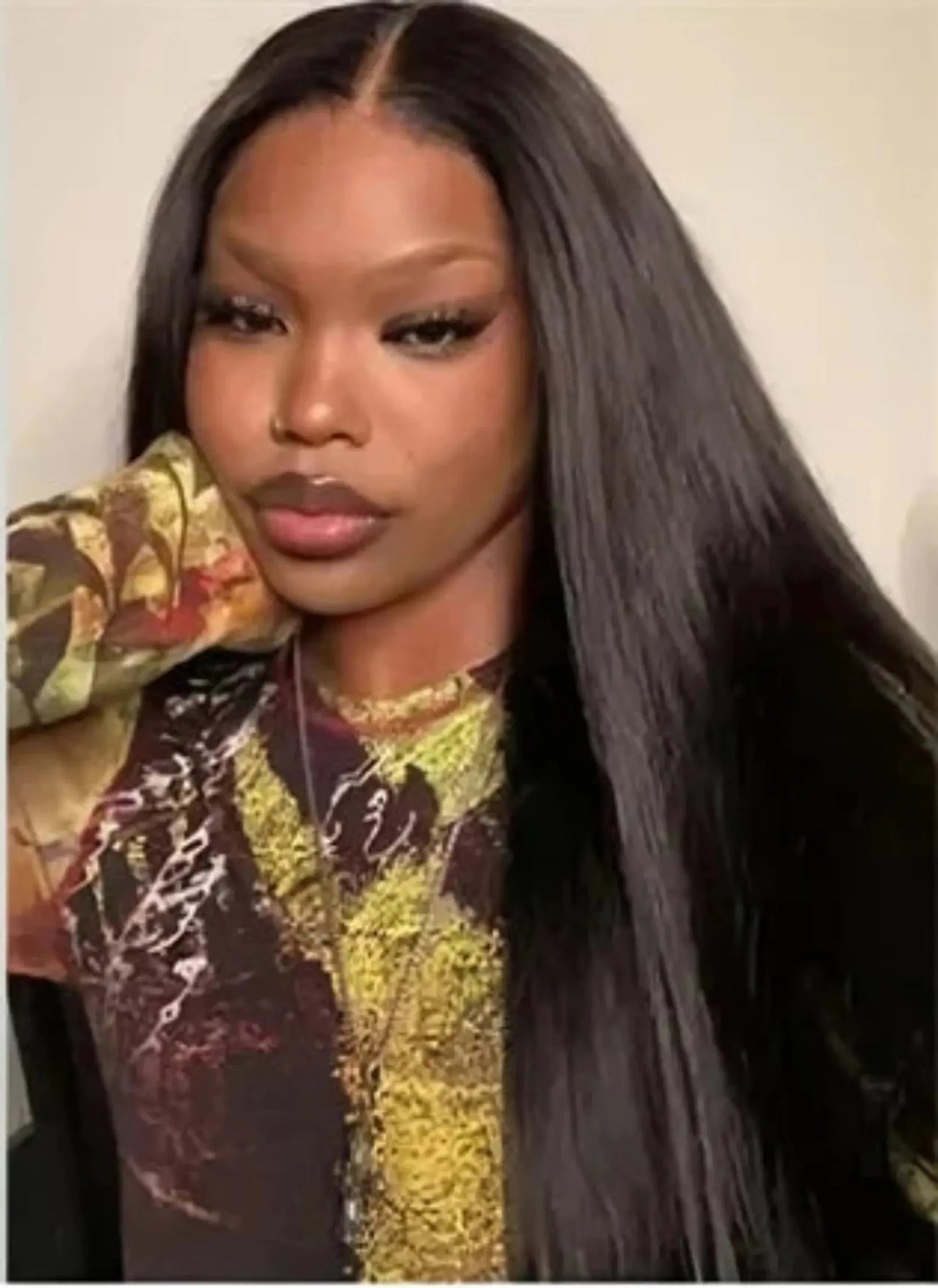 Glueless Ready To Wear Bone Straight Human Hair Wig Luxegan