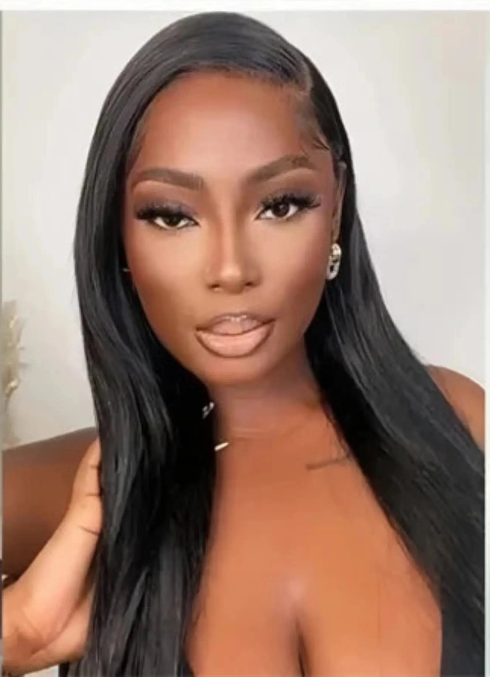 Glueless Ready To Wear Bone Straight Human Hair Wig Luxegan