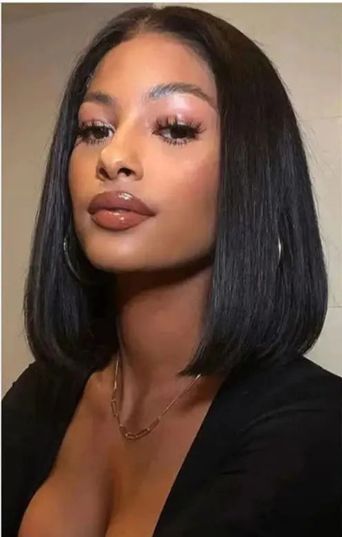 Glueless | Bob Hair | Human Hair | Ready To Wear | Wear And Go | Straight | 4x4 Transparent Lace Closure Wigs Luxegan
