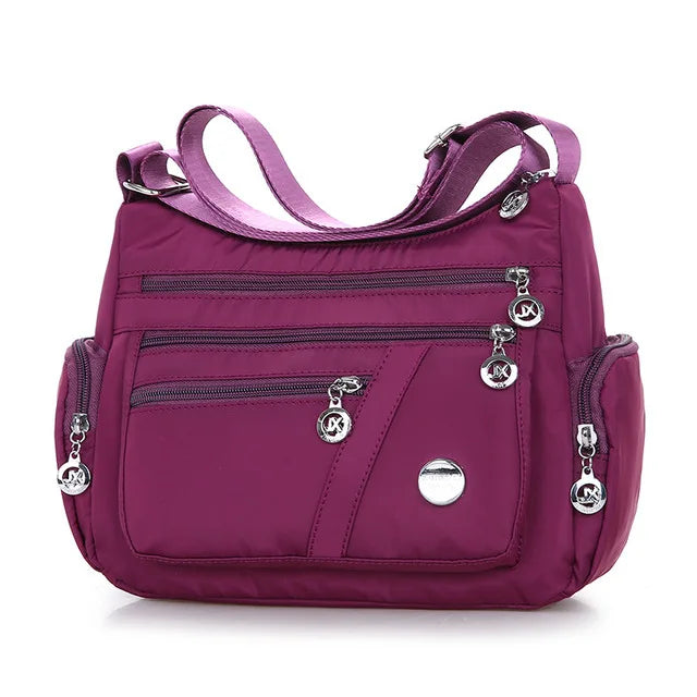 Waterproof Nylon Oxford Crossbody Bag | Large Capacity Handbag Luxegan