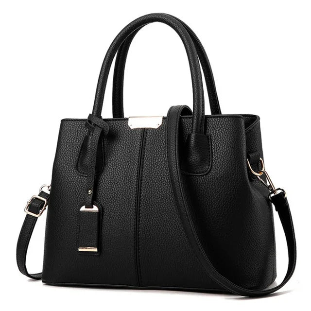 New Luxury Designer Brand Bags for Women | Fashion Soft PU Leather Handbags | Solid Color Shoulder Purse Tote