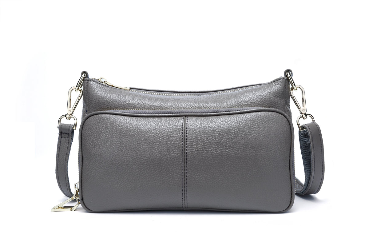 Women's Handbag 100% Genuine Leather Ladies Shoulder Crossbody Messenger Bag | Fashion Hobos Black High Quality Luxegan