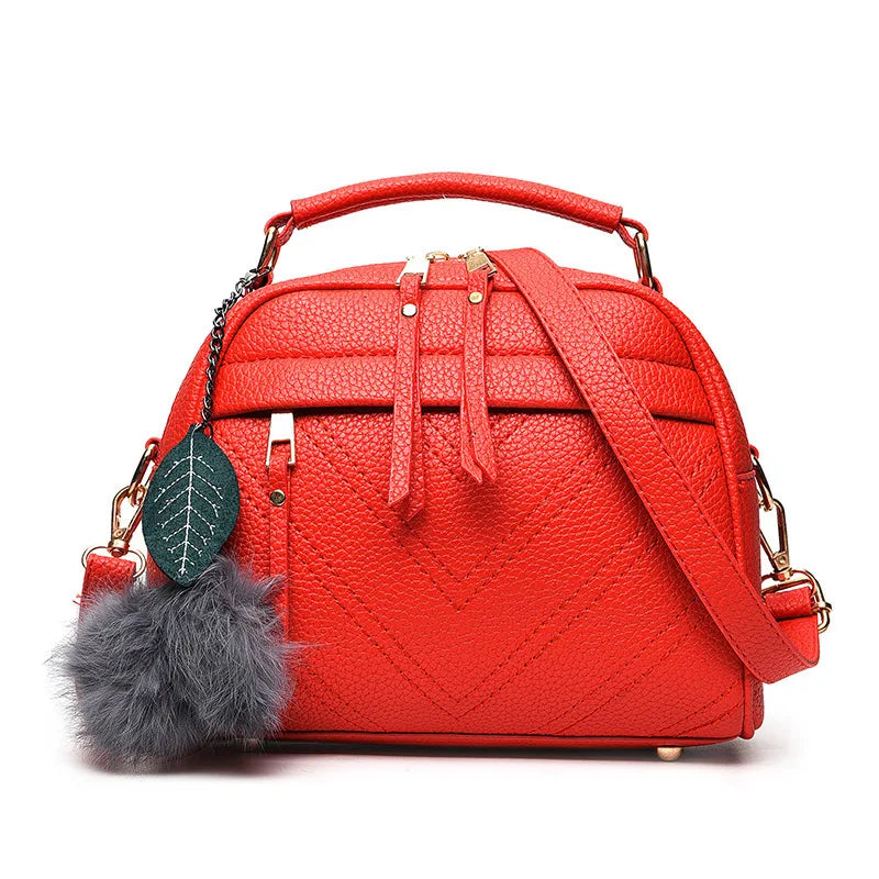 Gusure Luxury Handbag Women Crossbody Bag with Tassel Hanging | Large Capacity Female Shoulder Bags Embroidery Tote Sac A Main Luxegan