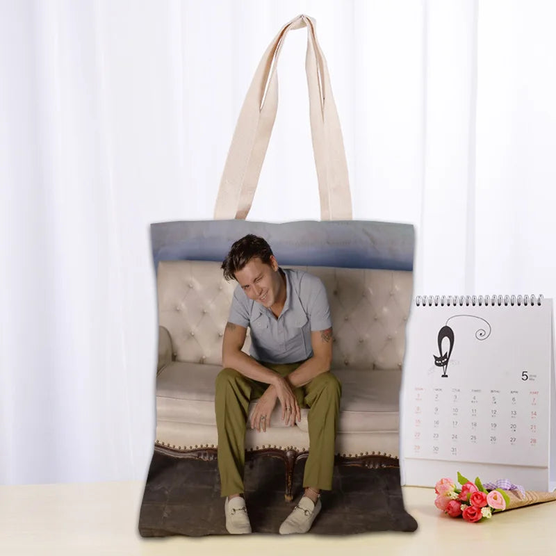 Cotton Canvas Cartoon Tote Bag | Soft Eco-Friendly Foldable Shopper Luxegan