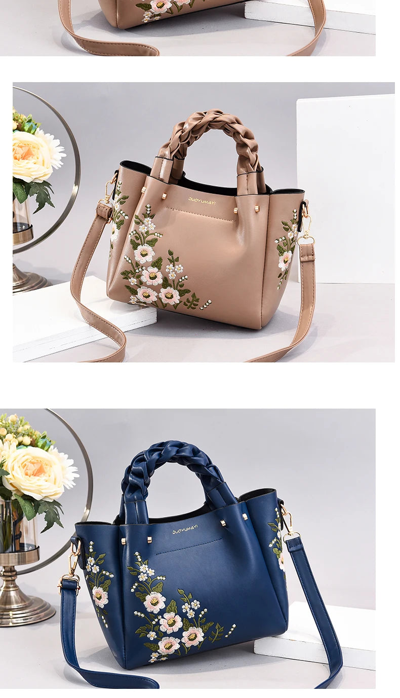 New Luxury Design Women's Pleated Tote Bag | Solid Color Underarm Handbag & Purses (Shoulder Bag, Female Retro Pouch) Luxegan