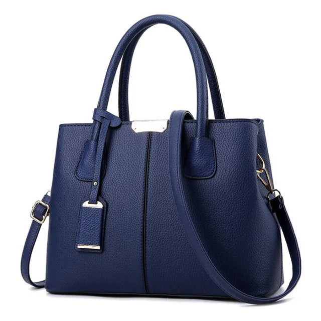 New Luxury Designer Brand Bags for Women | Fashion Soft PU Leather Handbags | Solid Color Shoulder Purse Tote