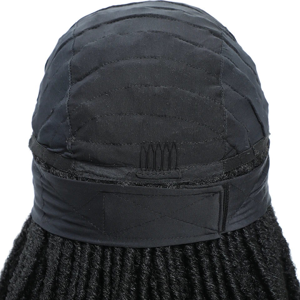 Long 22" Goddess Locs Headband Wig | Curly Ends | Soft Faux Locs | Synthetic Braids | For Women - Luxegan