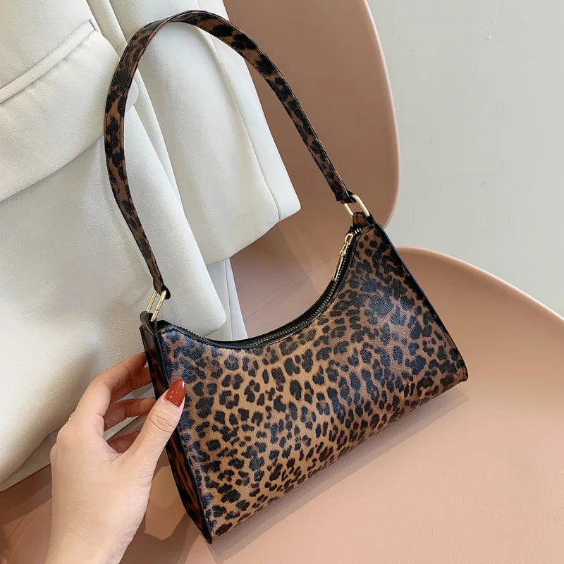 Summer New Shoulder Bags for Women High Quality Zebra Underarm Handbags | PU Leather Leopard - view 13