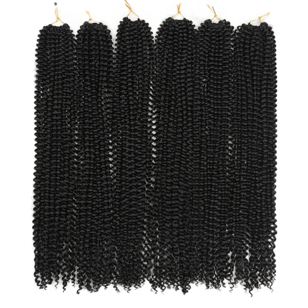30" Passion Twist Crochet Hair - Ombre - Pre-Looped - 16 Strands/Pack - Synthetic