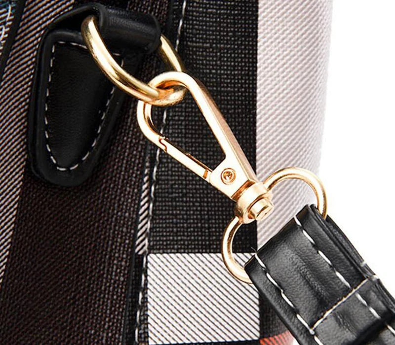 Elegant Designer Handbags for Women | PU Leather Crossbody Messenger Bag with Hairball (Girls Shoulder Bag, Top-Handle Tote) Luxegan