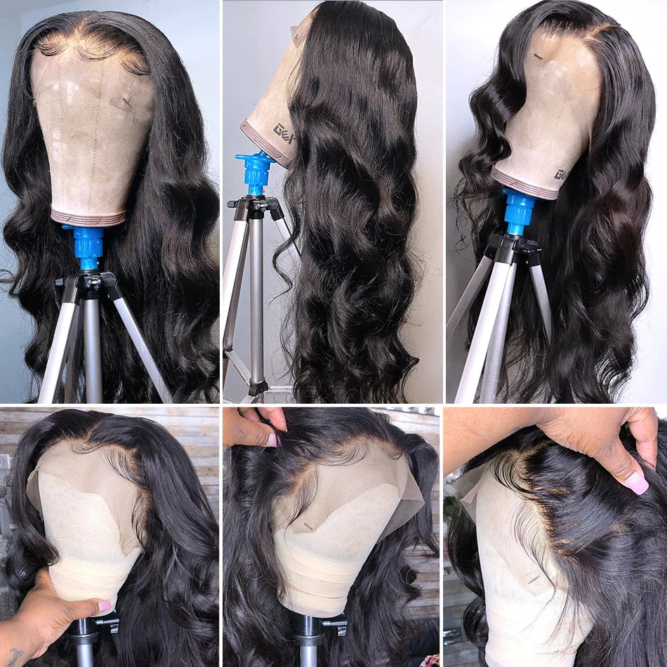 13x4 HD Lace Front Water Wave Wig | Long | 360 Lace Frontal | Brazilian Virgin Hair