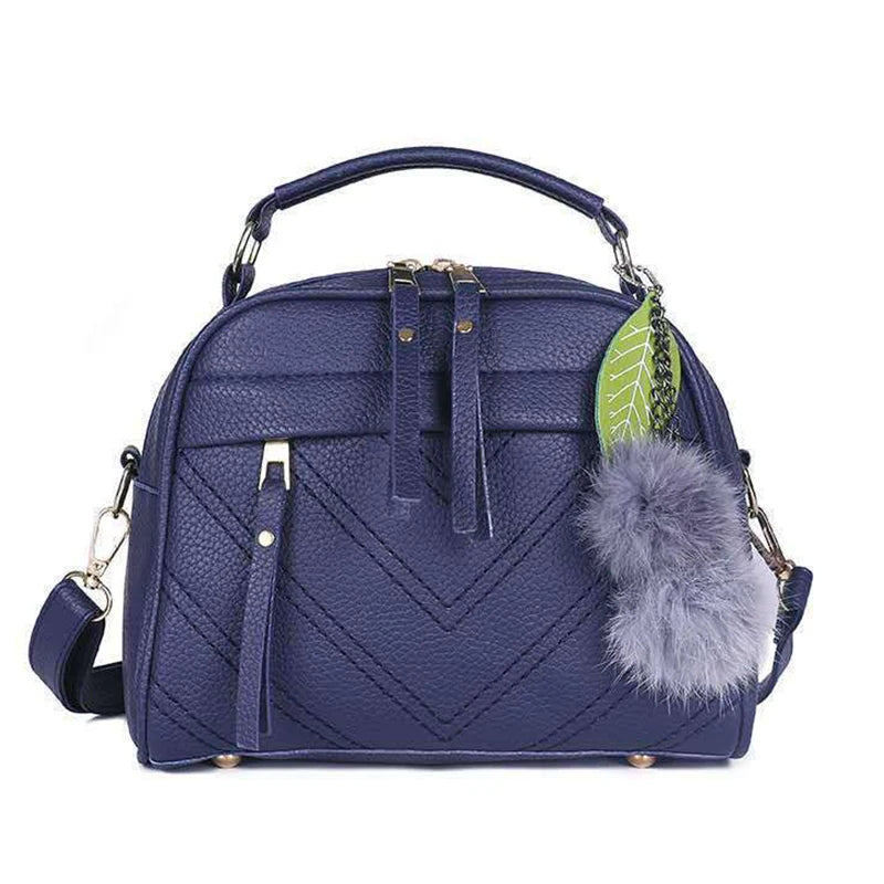 Gusure Luxury Handbag Women Crossbody Bag with Tassel Hanging | Large Capacity Female Shoulder Bags Embroidery Tote Sac A Main Luxegan