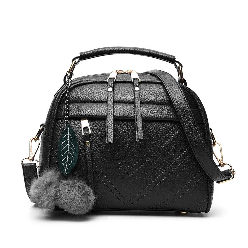 Gusure Luxury Handbag Women Crossbody Bag with Tassel Hanging | Large Capacity Female Shoulder Bags Embroidery Tote Sac A Main Luxegan