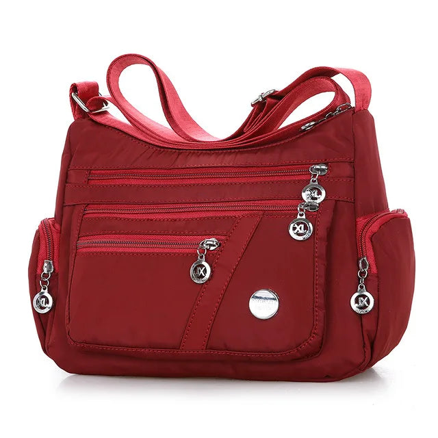 Waterproof Nylon Oxford Crossbody Bag | Large Capacity Handbag Luxegan