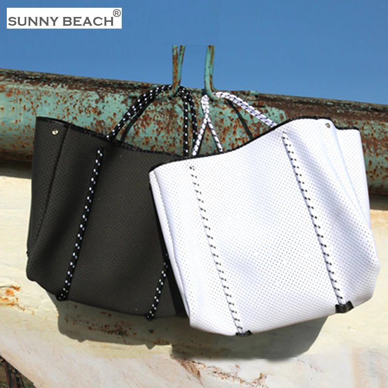 Luxury Lightweight Neoprene Tote | Versatile Shopping Shoulder Bag | Women’s Casual Fashion Crossbody & Handbag Luxegan