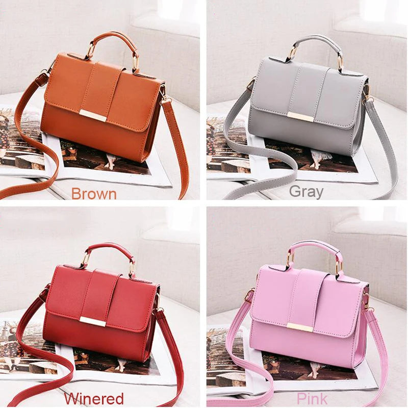 Soft PU Leather Small Flap Bag | New Summer Fashion Crossbody Purse Luxegan