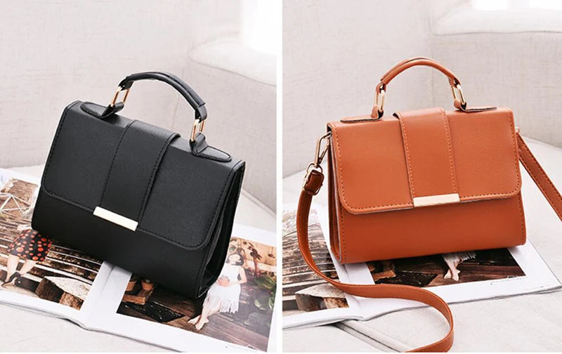 Soft PU Leather Small Flap Bag | New Summer Fashion Crossbody Purse Luxegan