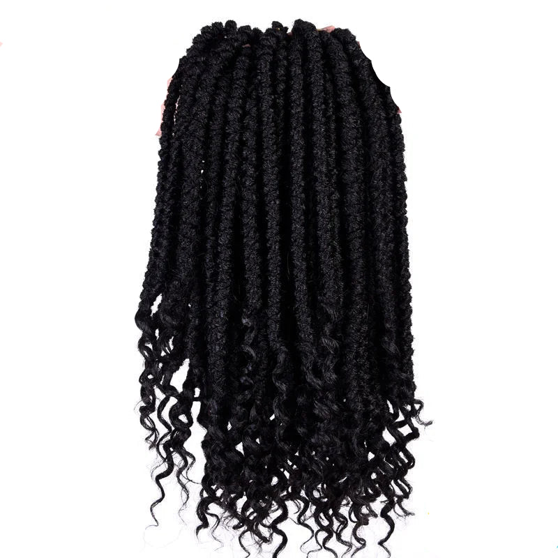 12" Senegalese Twist Crochet Hair Extensions | Pure Synthetic Braiding Hair Luxegan