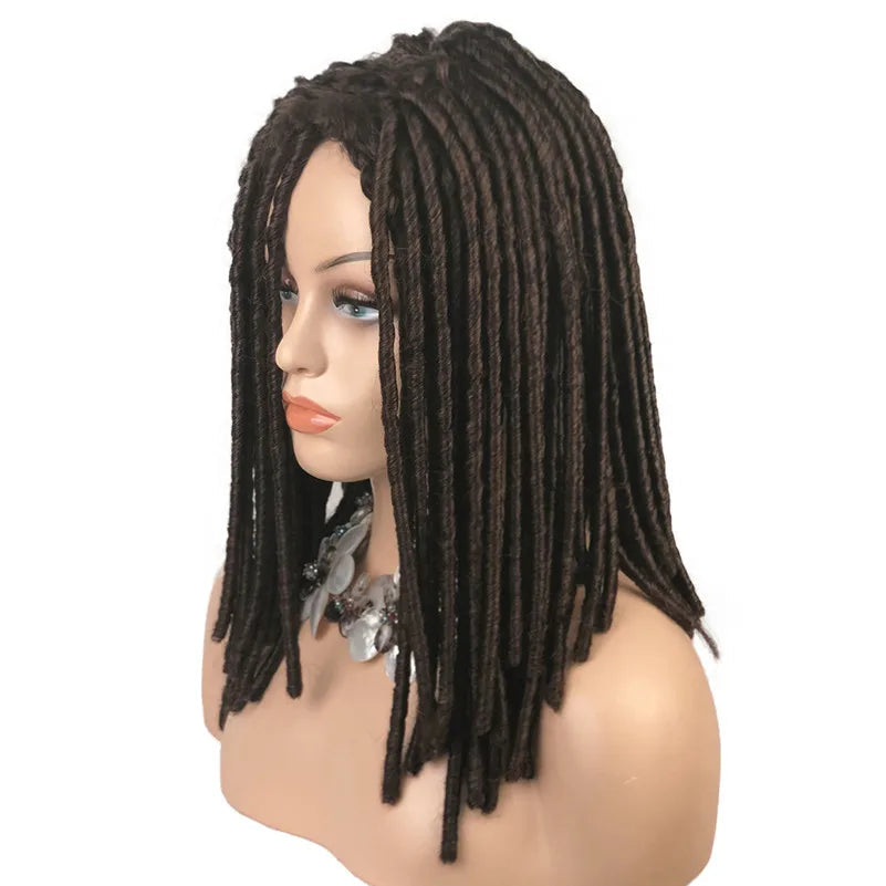 StrongBeauty Twist Hair Crotchet Braids Wigs Synthetic Dreadlocks Braids Hair Wig Luxegan